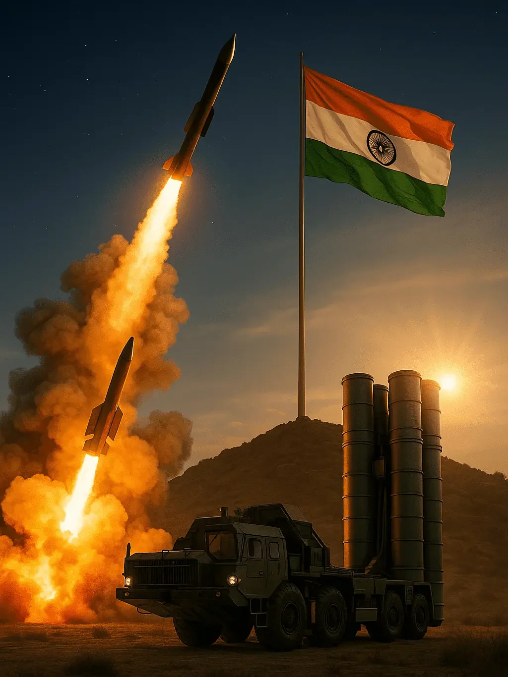 ভারতের S-400 মিসাইল সিস্টেম